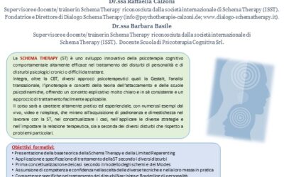 CORSO INTENSIVO SULLA SCHEMA THERAPY 2017