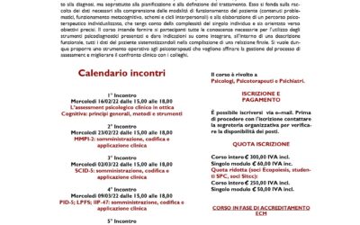 ASSESSMENT IN OTTICA COGNITIVA: VALUTAZIONE E INQUADRAMENTO DIAGNOSTICO